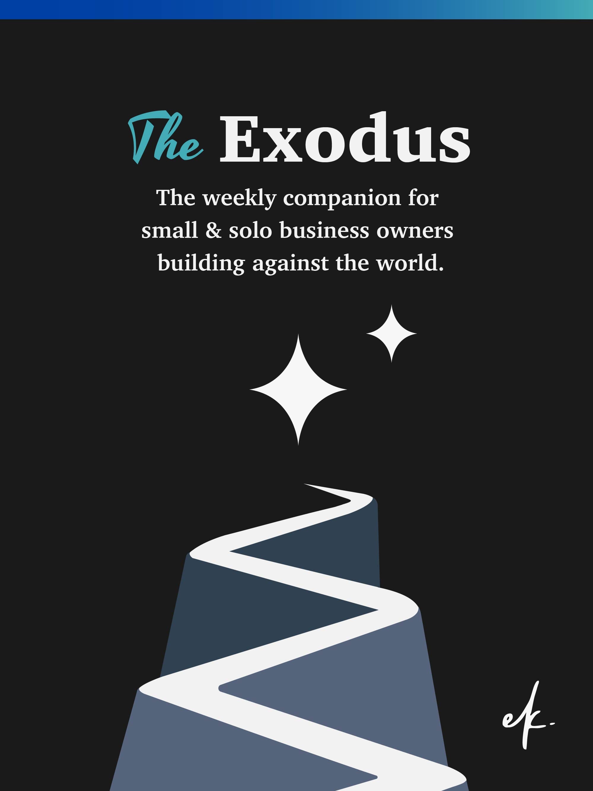 The Exodus Newsletter cover